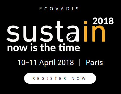 Affiche de la conférence Sustain now is the time