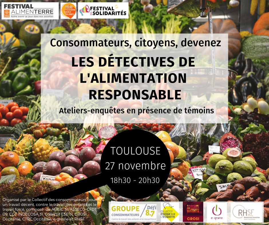 Affiche promotionnel des détectives de l'alimentation